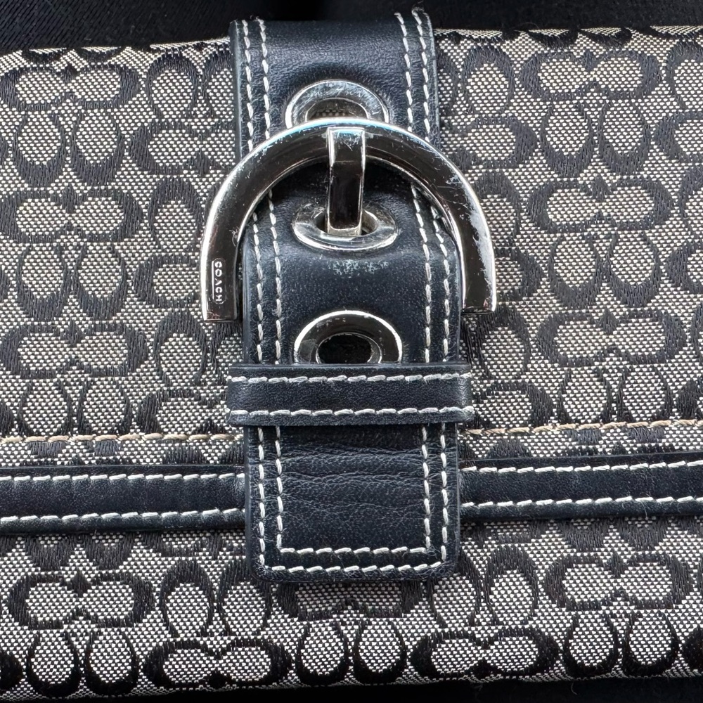 Coach Black and Gray Wallet